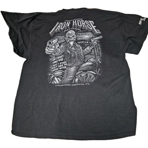 Iron Horse Saloon T-SHIRT BIKE WEEK 2022 MENS 2XL - Picture 2 of 7